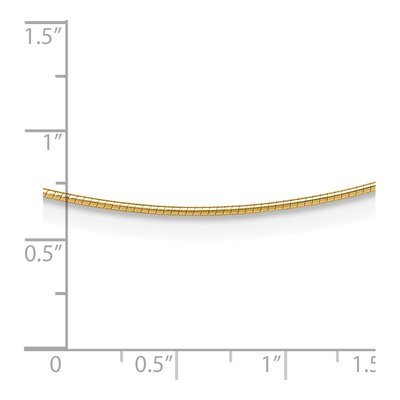 14K Yellow Gold Detachable Omega Necklace – view 5