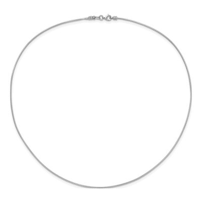 14K White Gold Detachable Omega Necklace – view 5