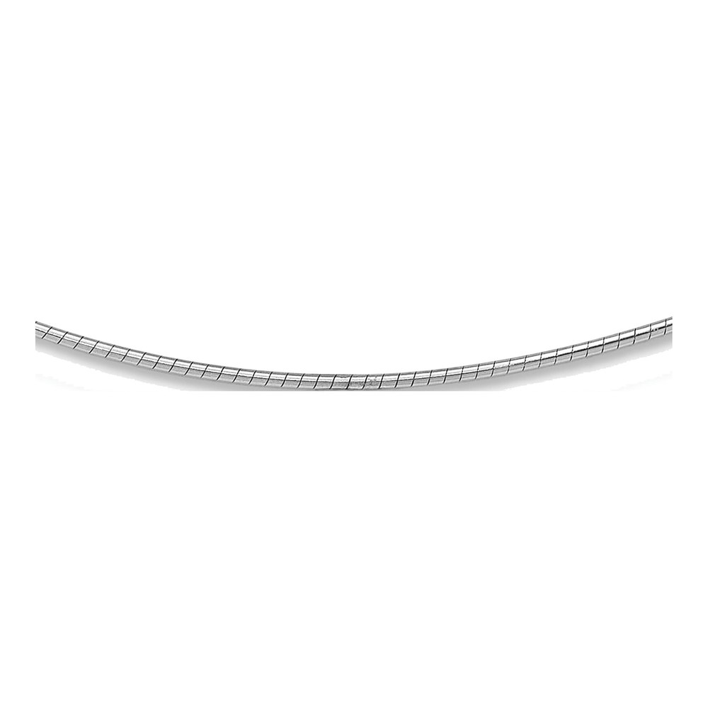 14K White Gold Detachable Omega Clasp