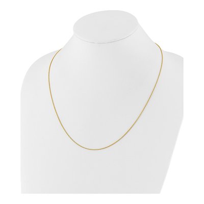 14K Yellow Gold 1mm Wheat Chain – view 6