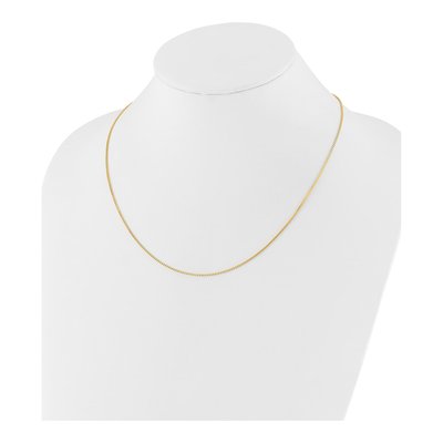 14K Yellow Gold 1mm Box Chain – view 4
