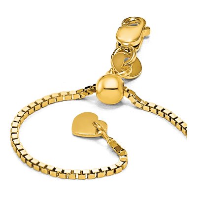 14K Yellow Gold 1mm Box Chain – view 8