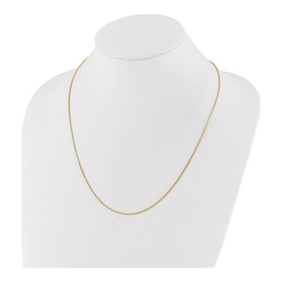 14K Yellow Gold 1mm Box Chain – view 6