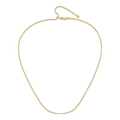 14K Yellow Gold 1.4mm Wheat Chain – view 5