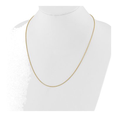 14K Yellow Gold 1.4mm Wheat Chain – view 6