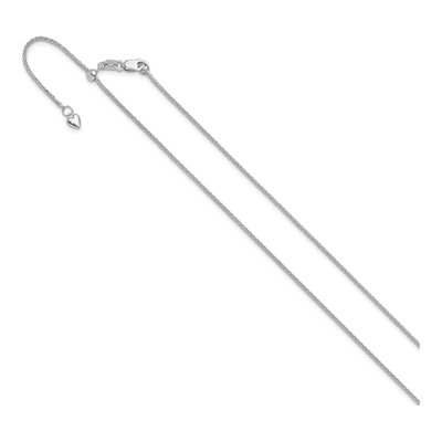 14K White Gold 1.4mm Wheat Chain – view 3