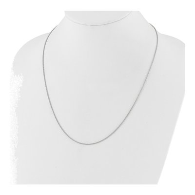 14K White Gold 1.4mm Wheat Chain – view 6