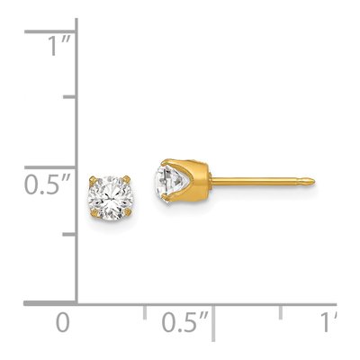 Stainless Steel Crystal Stud Earrings – view 4