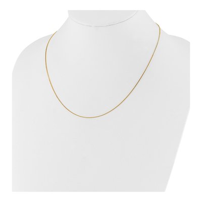 14K Yellow Gold 0.8mm Box Chain – view 4