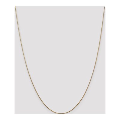 14K Yellow Gold 0.8mm Round Snake Chain – view 5