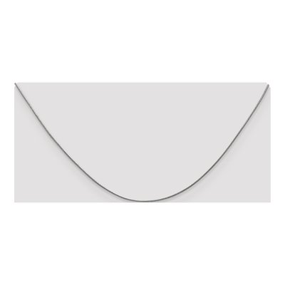 14K White Gold 0.8mm Round Snake Chain – view 4