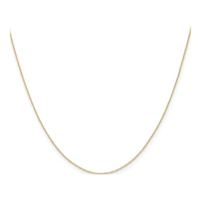 14K Yellow Gold 0.4mm Rope Chain – view 3