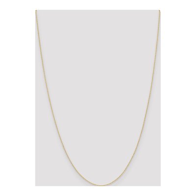 14K Yellow Gold 0.4mm Rope Chain – view 5