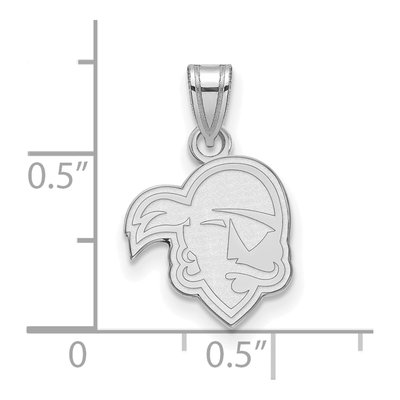 Seton Hall University 14K White Gold Pirates Small Pendant – view 2