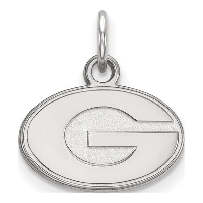 University of Georgia 14K White Gold Extra Small UGA Letter G Pendant