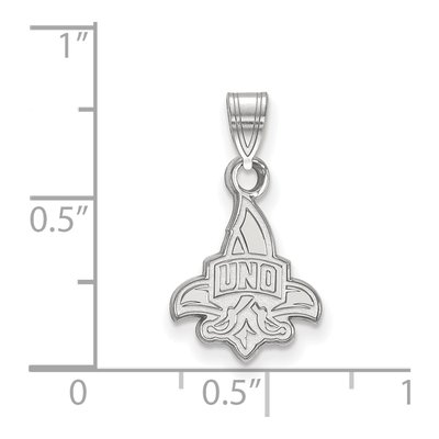 University of New Orleans 14K White Gold Small Pendant – view 2
