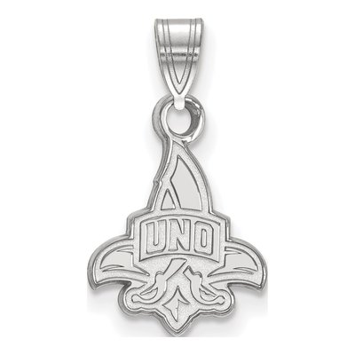 University of New Orleans 14K White Gold Small Pendant