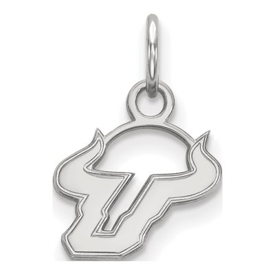 University of South Florida 14K White Gold USF Bulls Extra Small Pendant