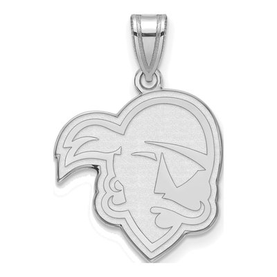 Seton Hall University 14K White Gold Pirates Large Pendant