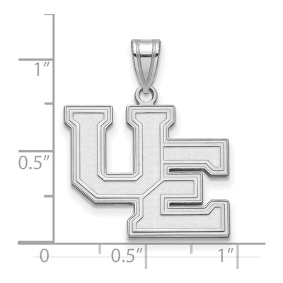 University of Evansville 14K White Gold Large Aces Pendant – view 3