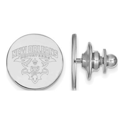 14K White Gold Logoart University Of New Orleans U-N-O Lapel Pin