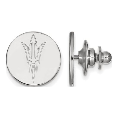 14K White Gold Logoart Arizona State University Pitchfork Lapel Pin