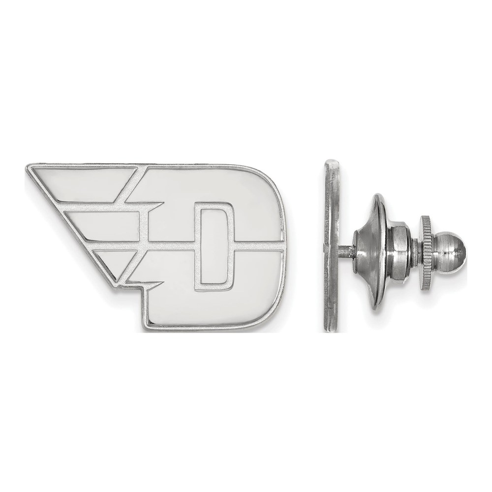 14K White Gold Logoart University Of Dayton Lapel Pin