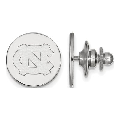 14K White Gold Logoart University Of North Carolina N-C Lapel Pin