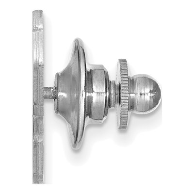 14K White Gold Logoart Kansas State University Wildcat Lapel Pin – view 2
