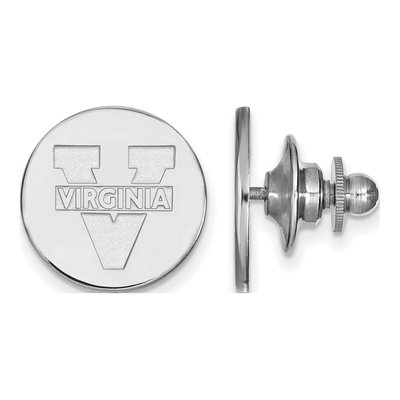 14K White Gold Logoart University Of Virginia Lapel Pin