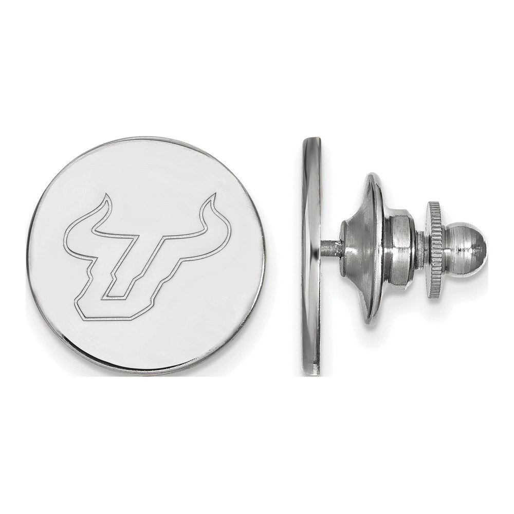14K White Gold Logoart University Of South Florida Bull Lapel Pin