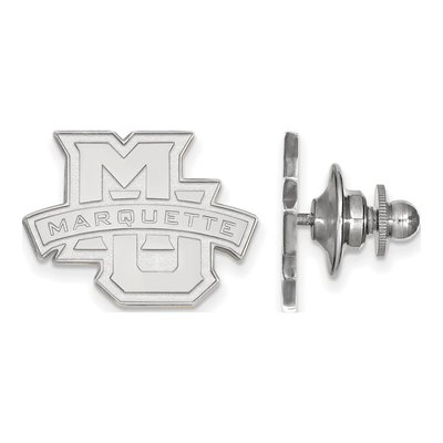14K White Gold Logoart Marquette University Lapel Pin