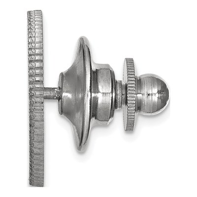 14K White Gold Logoart Baylor University Crest Lapel Pin – view 2