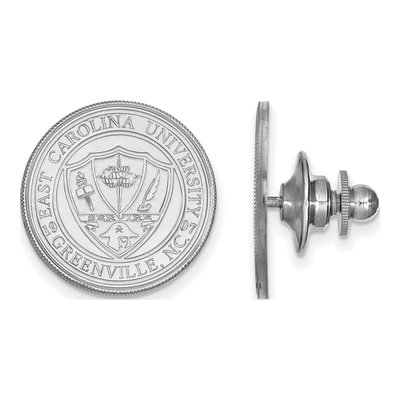 East Carolina University Crest Lapel Pin, Silver