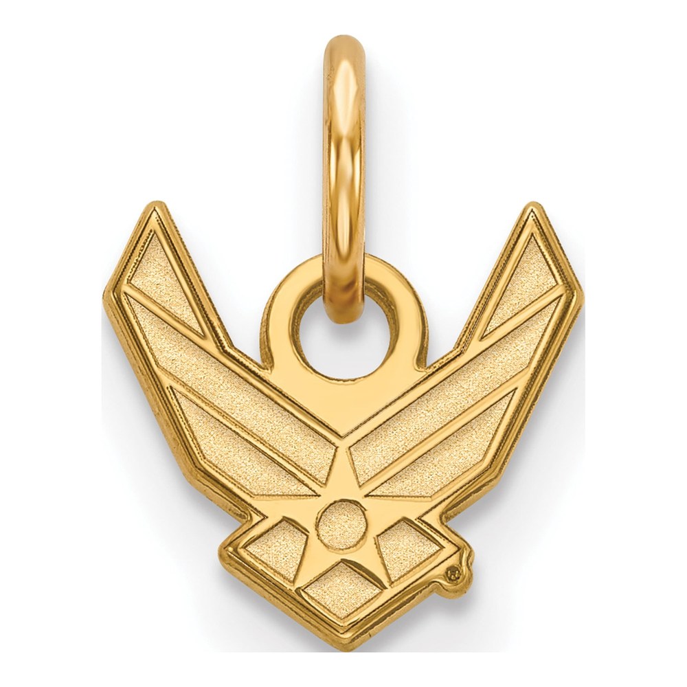 14K Gold Logoart U.s. Air Force Xs Pendant