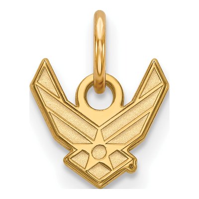 14K Yellow Gold U.s Air Force XS Pendant