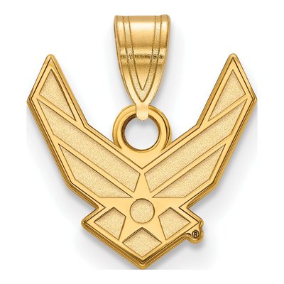 14K Yellow Gold U.s Air Force Small Pendant