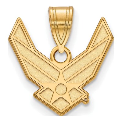 14K Yellow Gold U.s Air Force Pendant