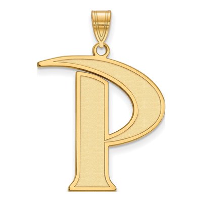Pepperdine University 14K Yellow Gold Extra Large Letter P Pendant