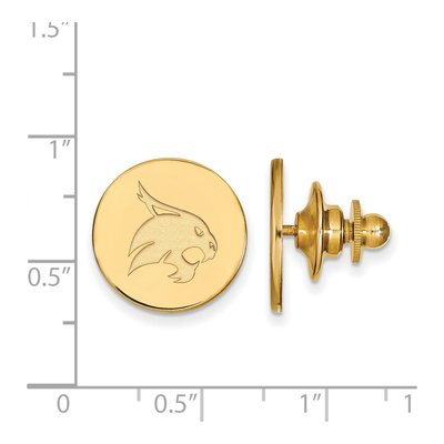14K Gold Texas State Bobcat Lapel Pin – view 3