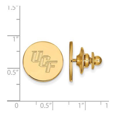 14K Yellow Gold Logoart University Of Central Florida U-C-F Lapel Pin – view 3