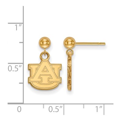 Auburn University 14K Yellow Gold Dangle Earrings – view 2