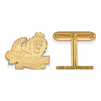 14K Yellow Gold Logoart Old Dominion University Cuff Links