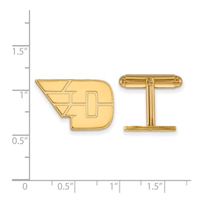 14K Yellow Gold Logoart University Of Dayton Cuff Links – view 2