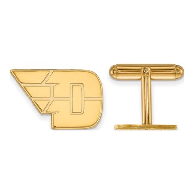 14K Yellow Gold Logoart University Of Dayton Cuff Links