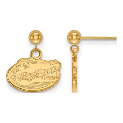 University of Florida 14K Yellow Gold Dangle Earrings