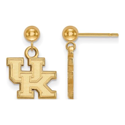 University of Kentucky 14K Yellow Gold Ball Dangle Earrings