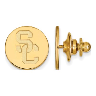 14K Yellow Gold University Of Southern California S-C Lapel Pin