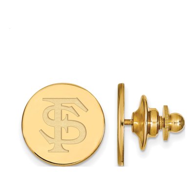 14K Yellow Gold Logoart Florida State University F-S Lapel Pin