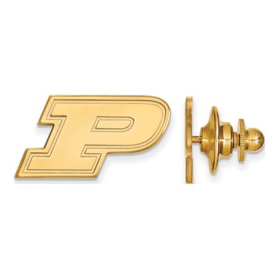 14K Gold Purdue University Letter P Lapel Pin